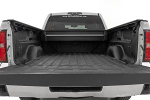 Chevrolet 1500 Powered Bed Cover - Rough Country - Retractable - Matte Black - '14-'19